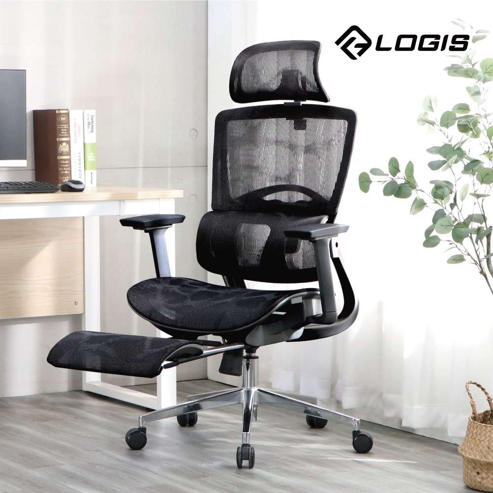 LOGIS 黑曜勁戰PRO透氣全網椅 電腦椅 辦公椅【B1083Z】