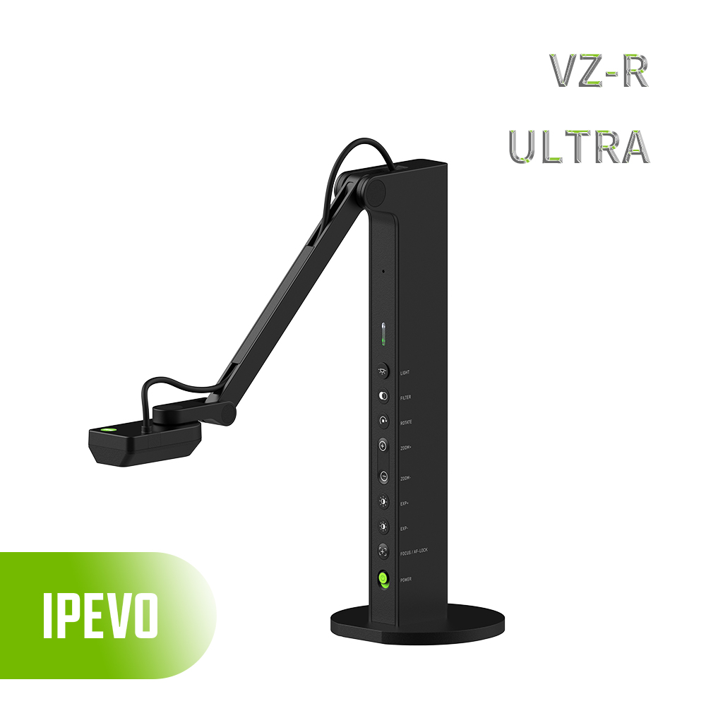 IPEVO 愛比科技 IPEVO VZ-R ULTRA 13MP HDMI/USB 雙模教學攝影機 / 智能遠距視界 / 視訊會議 / 網紅直播必備