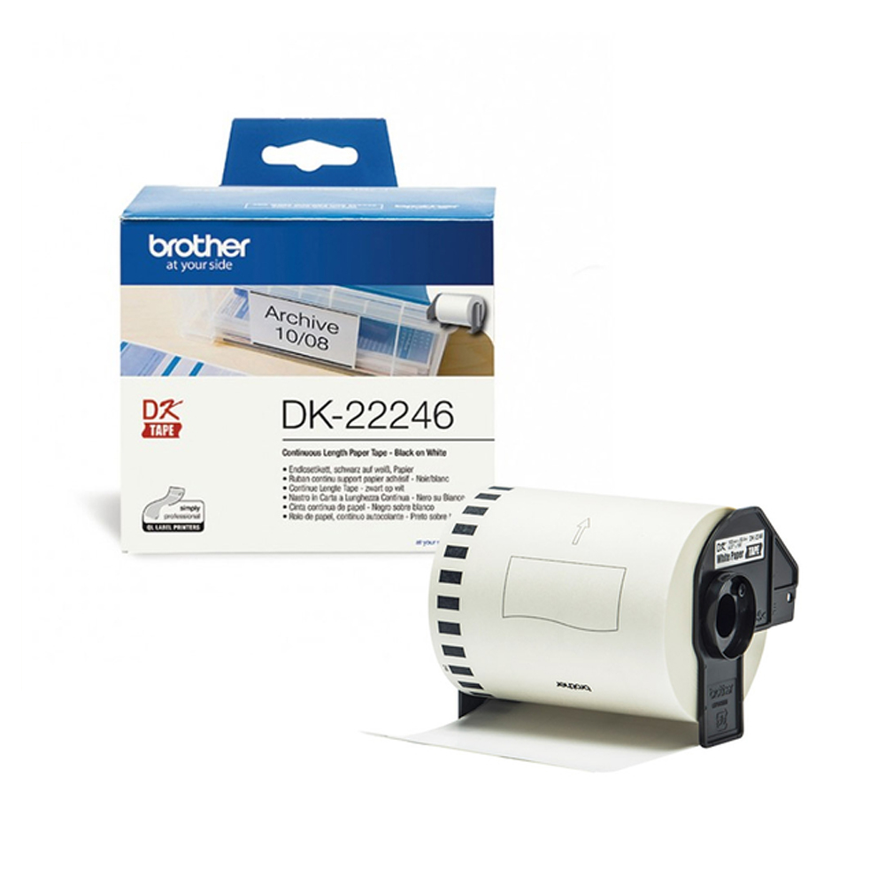 Brother DK-22246 / DK22246 103mm 白底黑字 連續型 標籤帶 單捲入