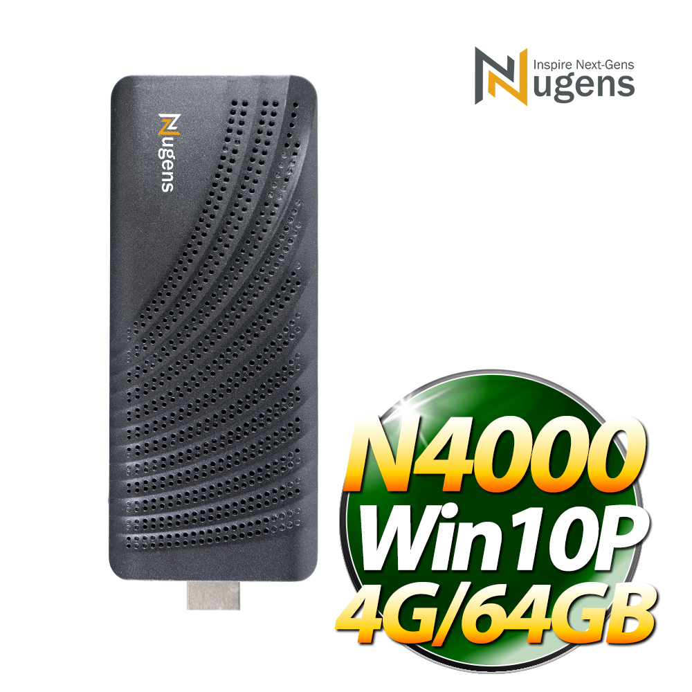 Nugens 迷你電腦棒 (N4000/4G/64GB/W10P)