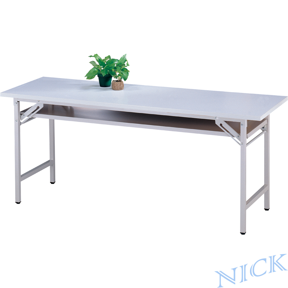 【NICK】180×90折疊式會議桌(二色可選)