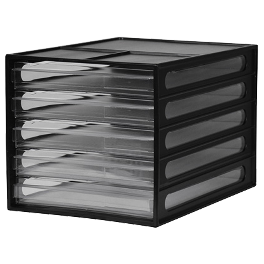 樹德SHUTER桌上型文件資料櫃/DD-1205/黑色