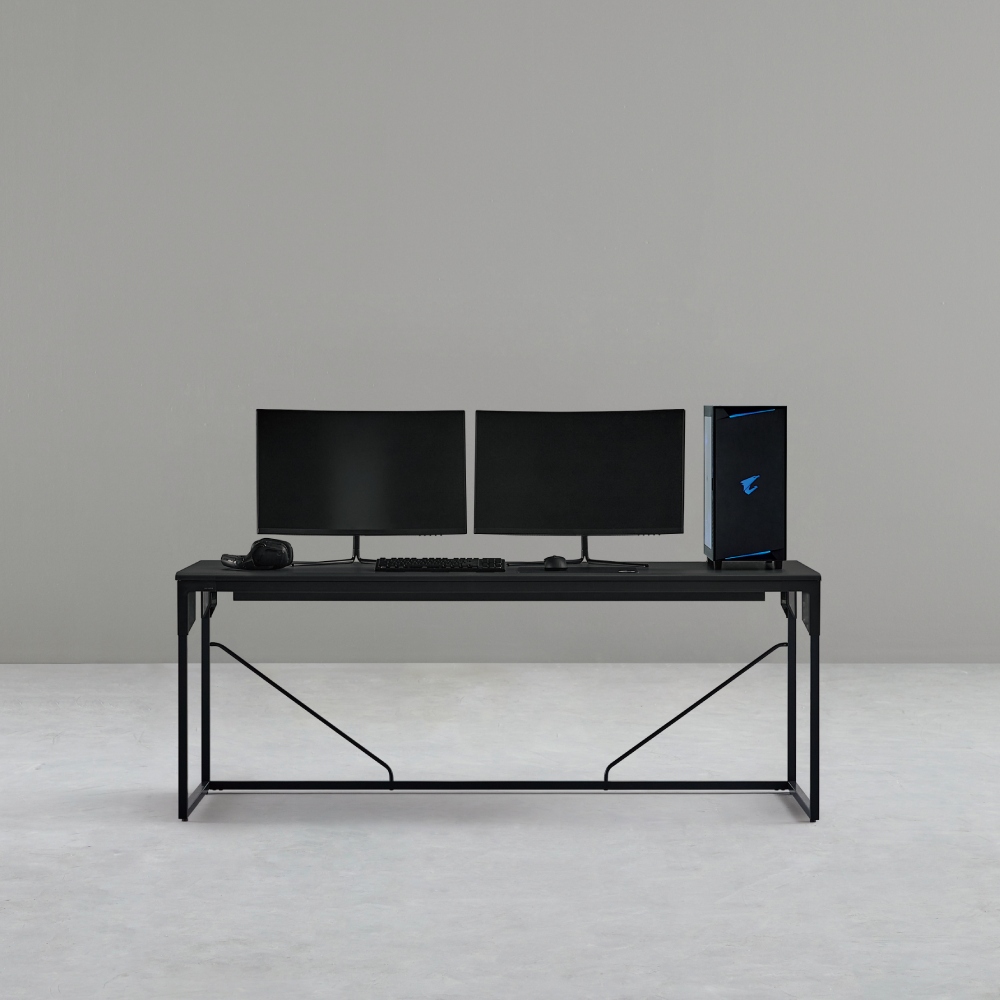 DESKER 多用途可調式電競桌 180x70cm (無LED炫光燈條)