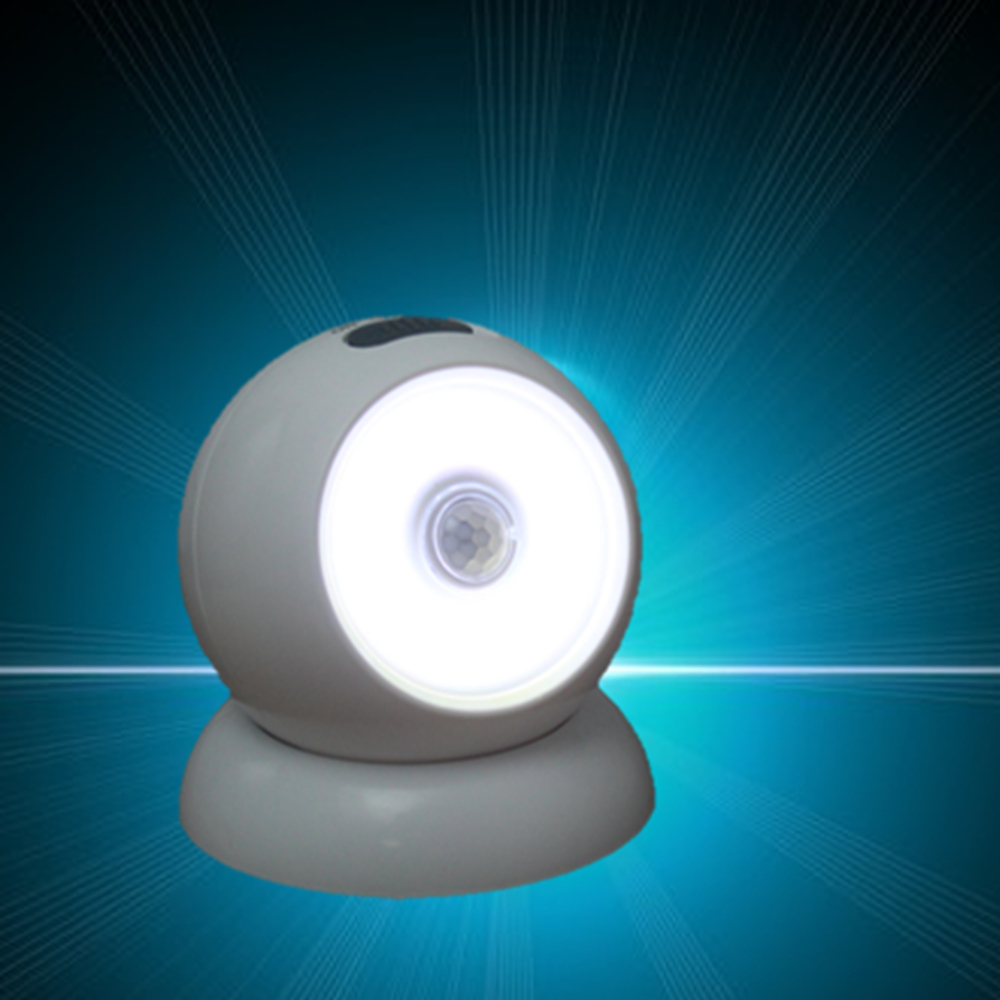 360度可旋轉電池式LED磁吸燈感應燈-白光