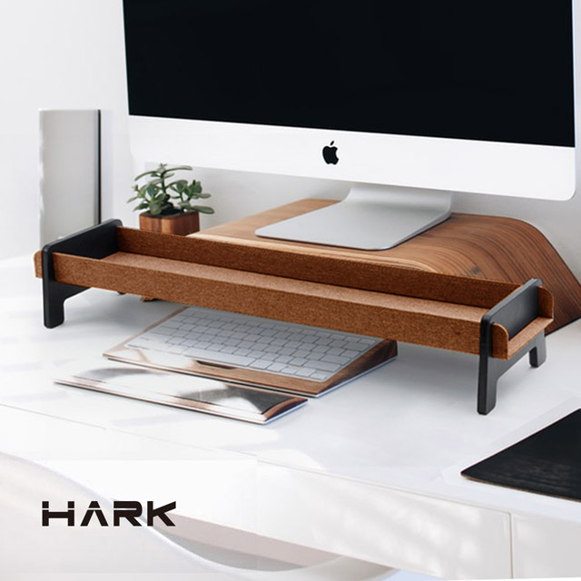 【HARK】桌上型U型收納架 稻穗紋咖啡