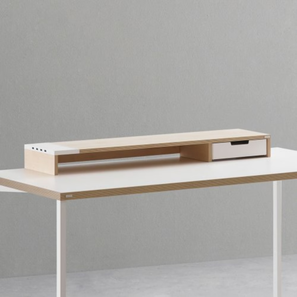 DESKER MONITOR STAND 1000型 多功能螢幕架（USB/無線充電）