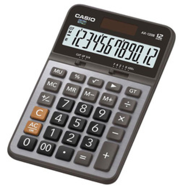CASIO AX-120B 12位元計算機