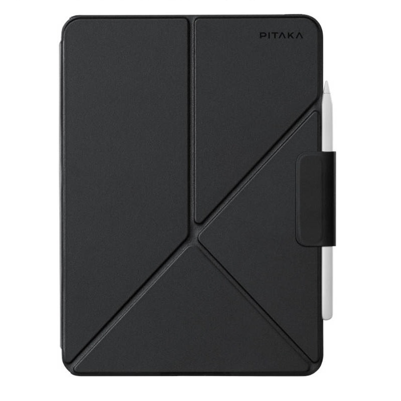 【PITAKA】 MagEZ Folio2 iPad Pro 11吋 多角度支架折疊皮革保護套 (黑)