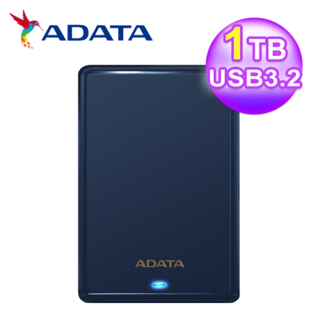 ADATA 威剛 HV620S 1TB 2.5吋行動硬碟 藍色