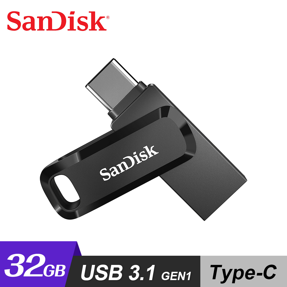 【SanDisk】Ultra Go USB Type-C 雙用隨身碟 32G
