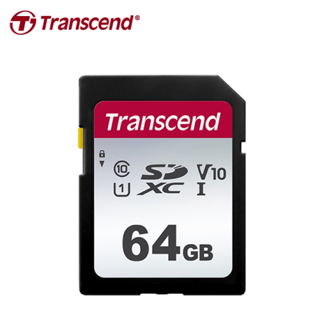 【Transcend 創見】64GB 300S microSDXC U1-V10 /C10 記憶卡