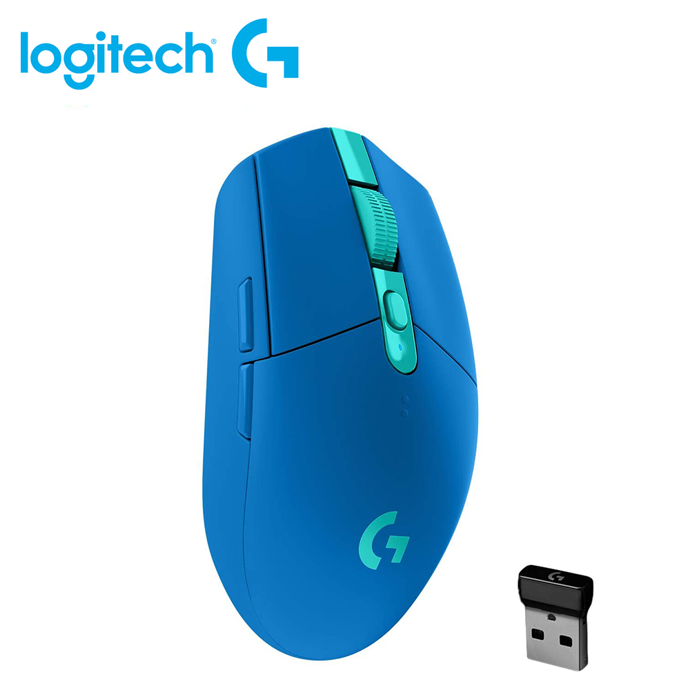 【logitech 羅技】G304 Lightspeed 無線電競遊戲滑鼠 - 炫光藍