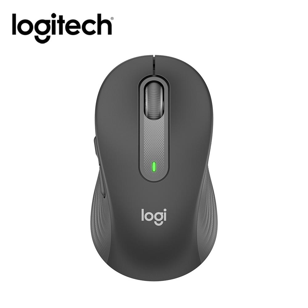 【Logitech 羅技】M650 多工靜音無線滑鼠-黑灰