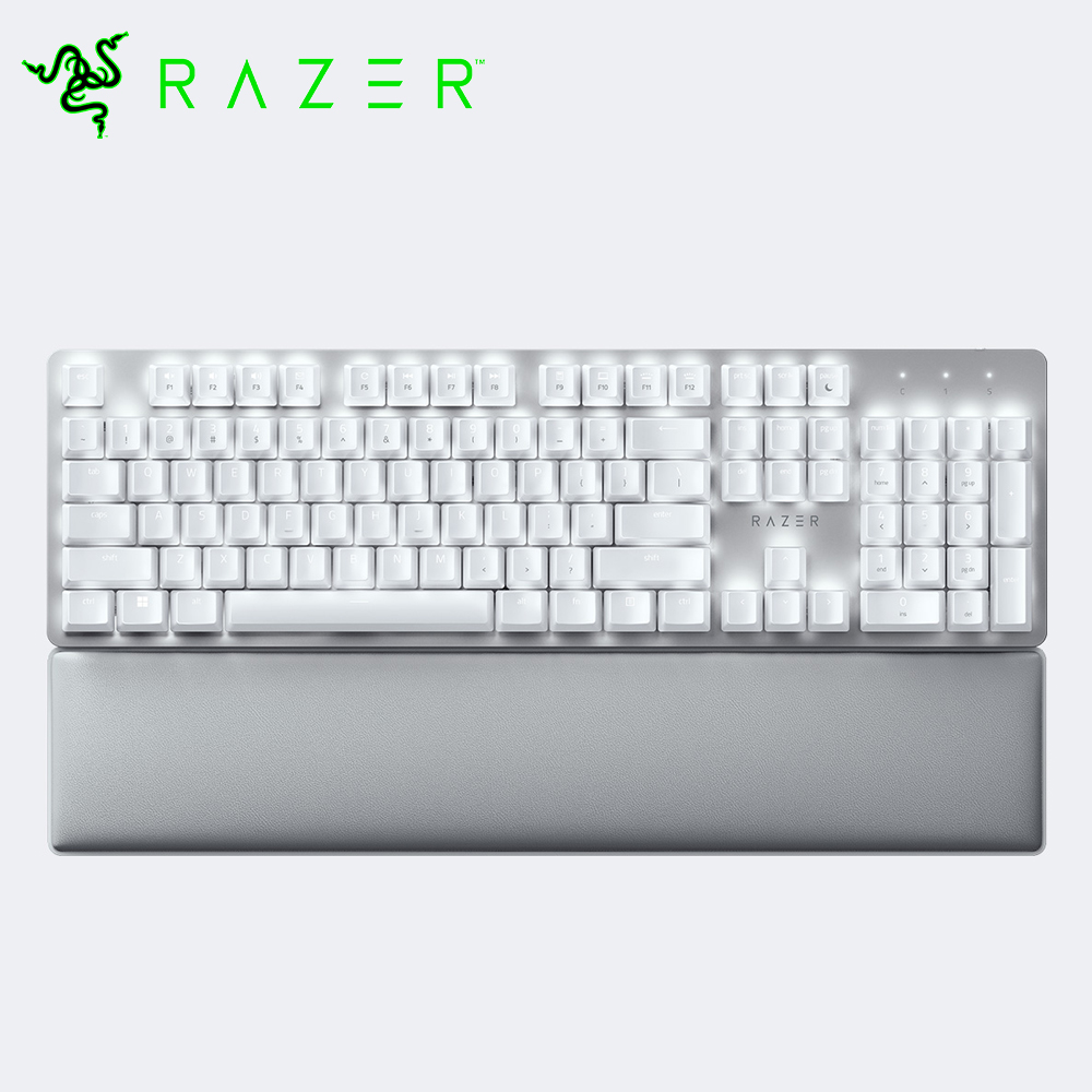 【Razer 雷蛇】Pro Type Ultra 無線藍芽雙模機械鍵盤 中文/白色