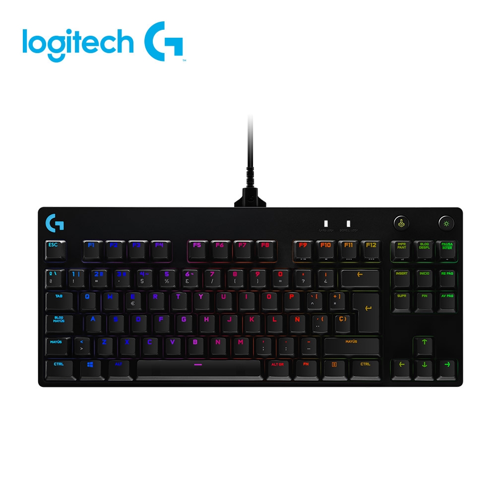 【Logitech 羅技】G PRO 青軸V2 職業級競技機械式電競鍵盤