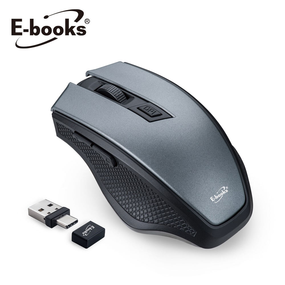 【E-books】M72 六鍵式靜音無線滑鼠