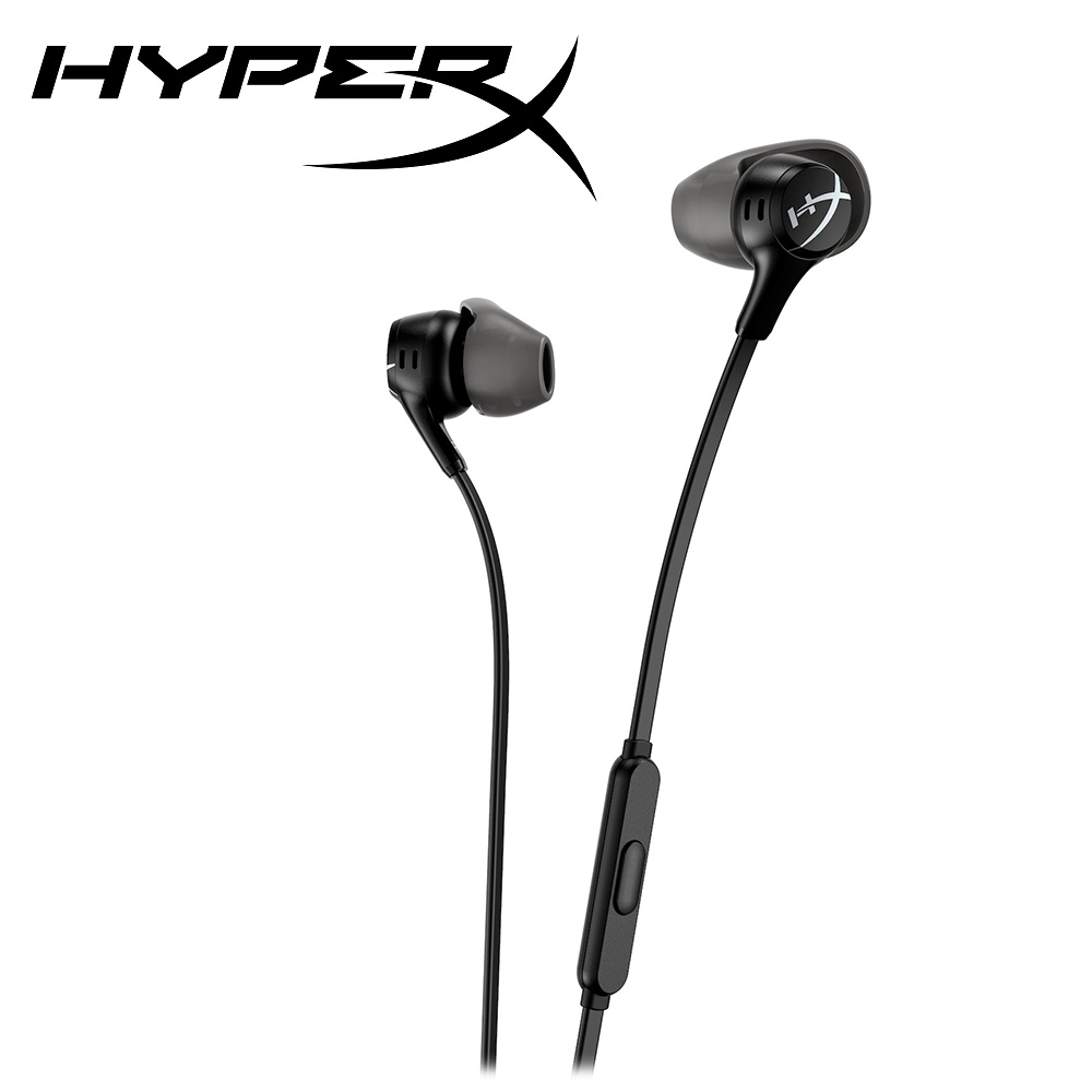 【HyperX】Cloud Earbuds II 入耳式耳機 黑色 70N24AA - BLK