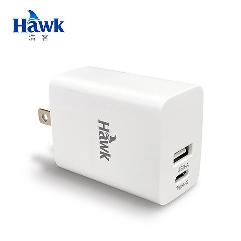 【Hawk 浩客】45W 高速PD充電器-白