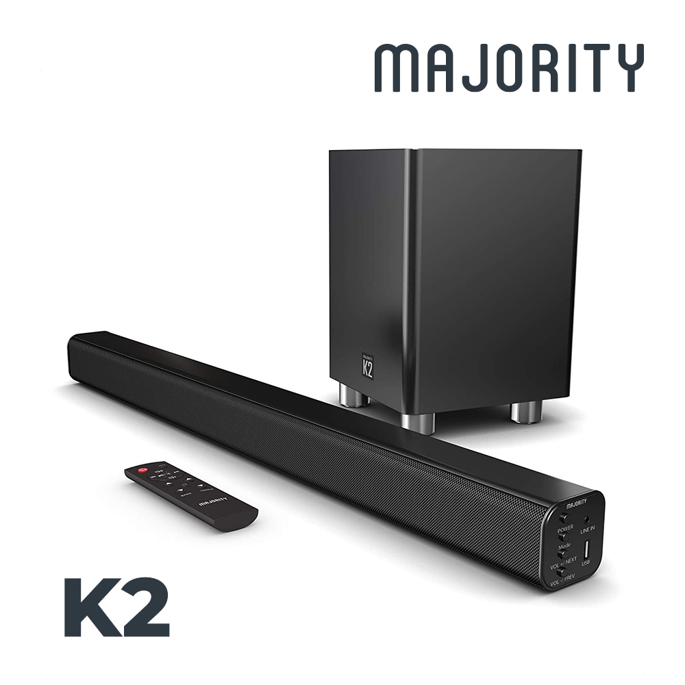 【MAJORITY】K2 家庭劇院藍牙喇叭 + 無線重低音