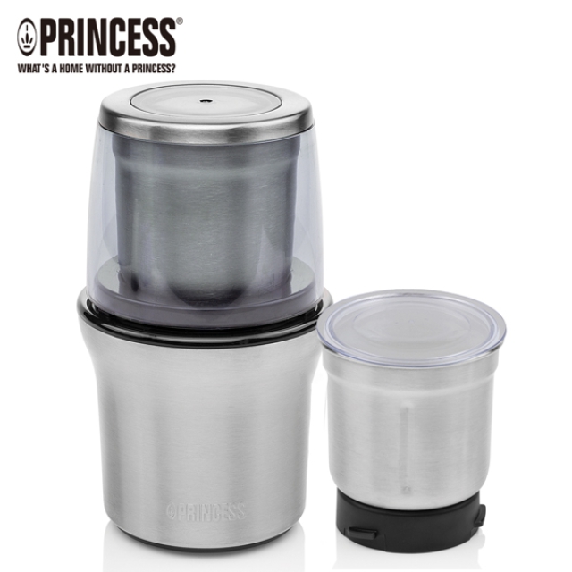 PRINCESS 荷蘭公主 不鏽鋼乾溼研磨機/附防噴蓋 221030