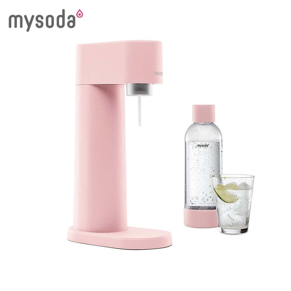 芬蘭【mysoda】Woody氣泡水機-櫻吹粉 WD002-LP