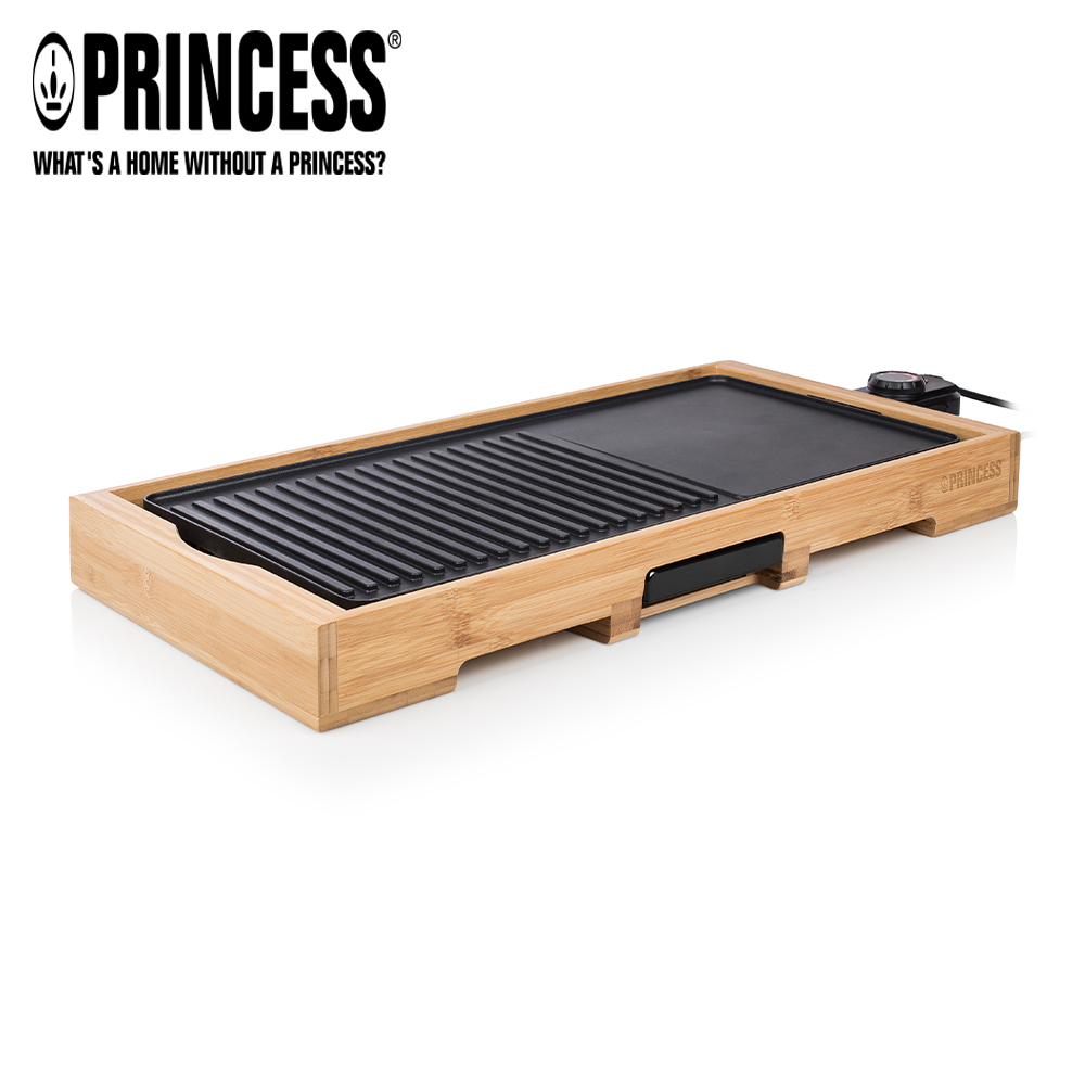 PRINCESS 荷蘭公主 【PRINCESS】荷蘭公主 竹座油切電烤盤 103018