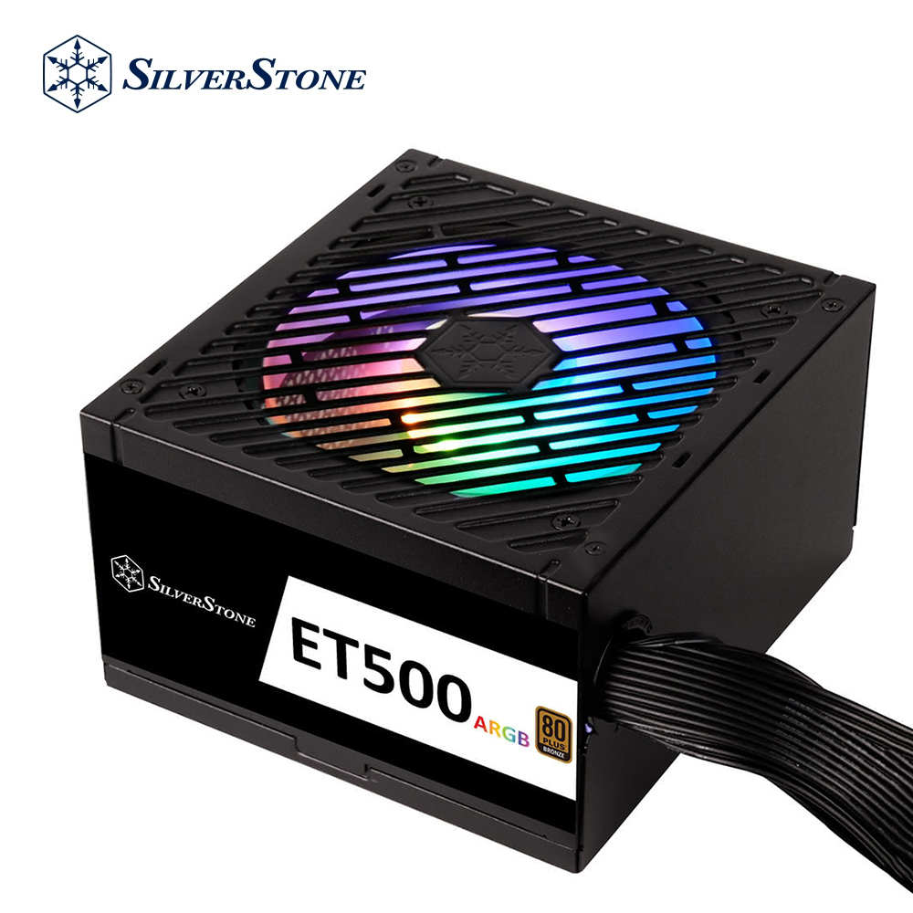 【SilverStone 銀欣】ET500-ARGB 銅牌 500W ATX 電源供應器