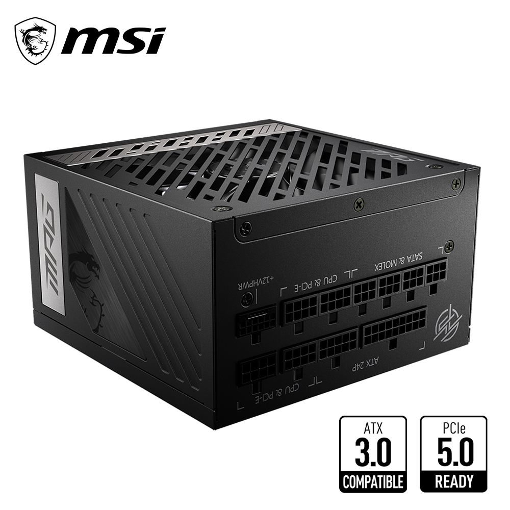 【MSI 微星】MPG A850G PCIE5 電源供應器