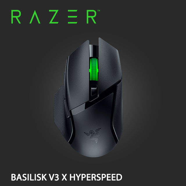 Razer Basilisk V3 X HyperSpeed 巴塞利斯蛇 V3 X 速度版 無線電競滑鼠 RZ01-04870100-R3A1