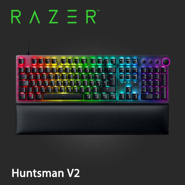 razer huntsman v2 獵魂光蛛 v2 機械式鍵盤 (中文/紅軸)