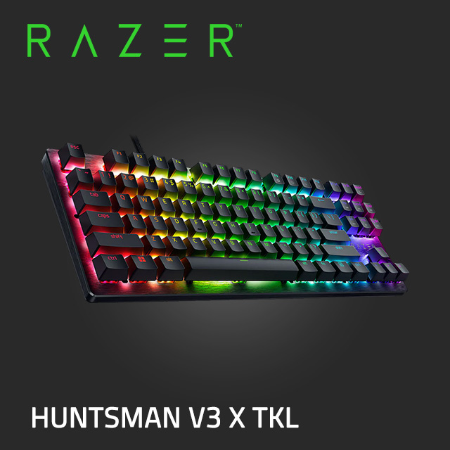 Razer Huntsman V3 X TKL 機械式鍵盤(光學軸/紅軸/中文)