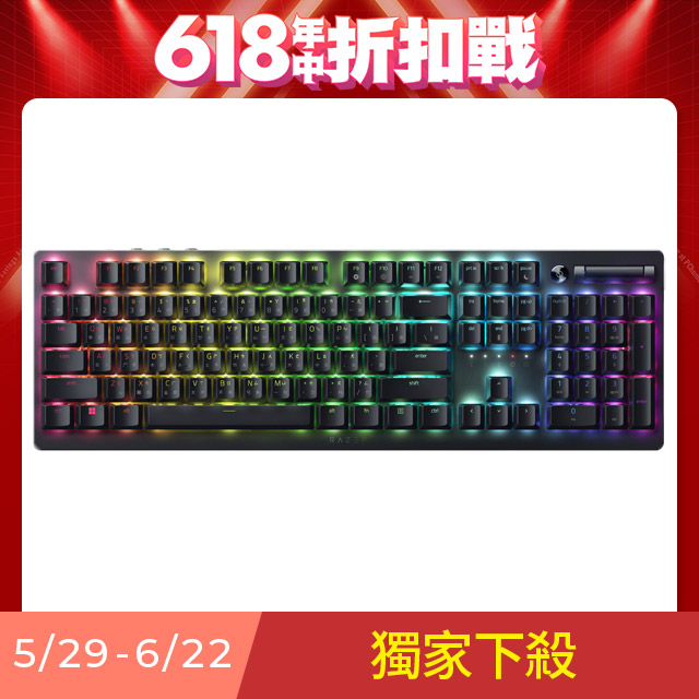Razer DeathStalker V2 Pro 無線機械式鍵盤(紅軸/中文) RZ03-04361600-R3T1