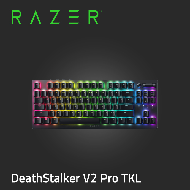Razer DeathStalker V2 Pro TKL 無線機械式鍵盤(紅軸/英文)
