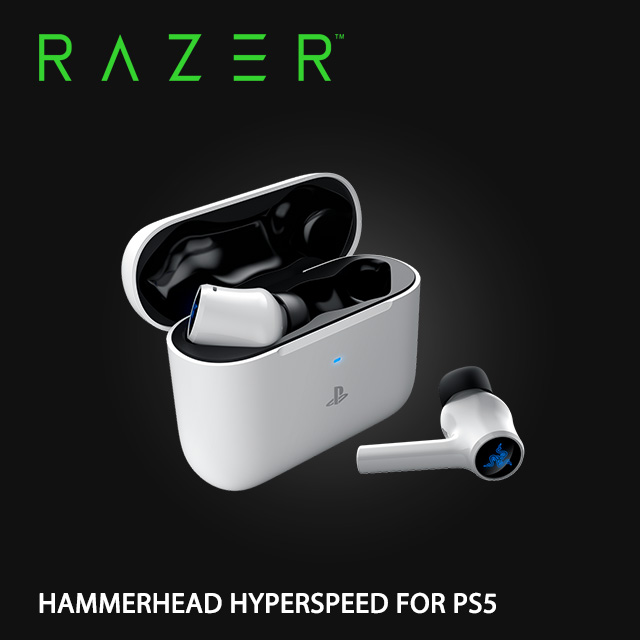RAZER HAMMERHEAD HYPERSPEED FOR PS5 雷蛇 戰錘狂鯊 PS5版 真無線藍牙耳機