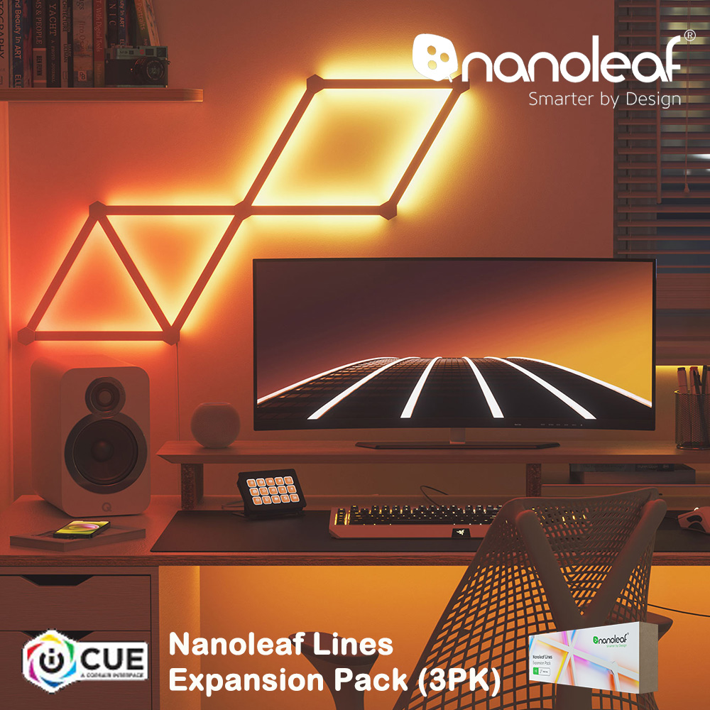 Nanoleaf Lines 智能星座燈 (3條擴充組)