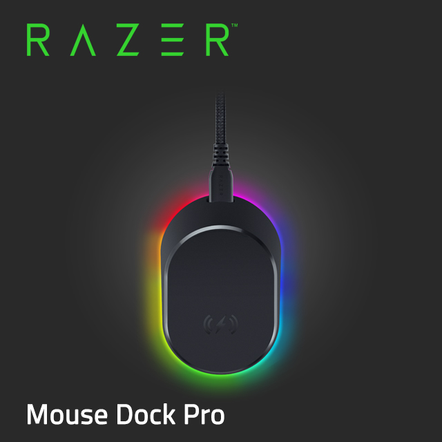 Razer Mouse Dock Pro 無線滑鼠充電座 RZ81-01990100-B3M1