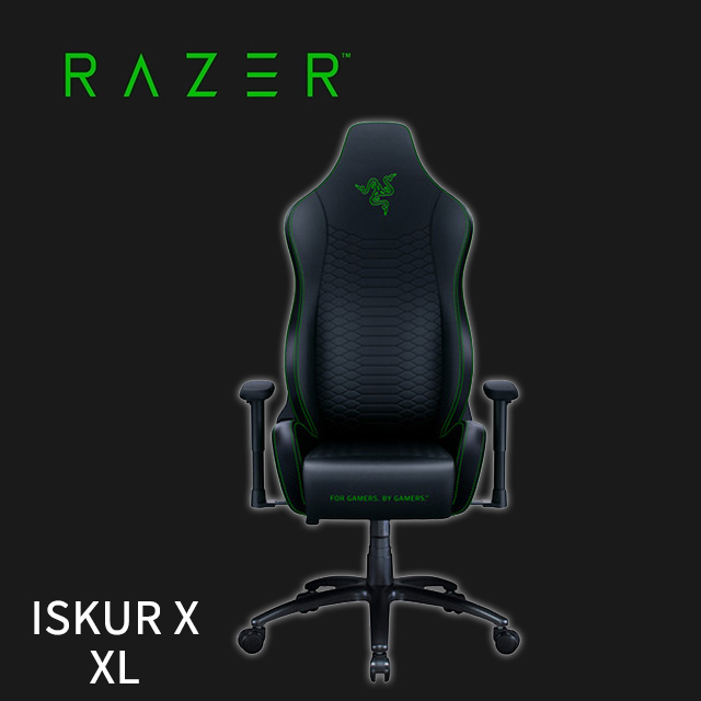 雷蛇 Razer Iskur X 電競椅XL (黑綠) RZ38-03960100-R3U1