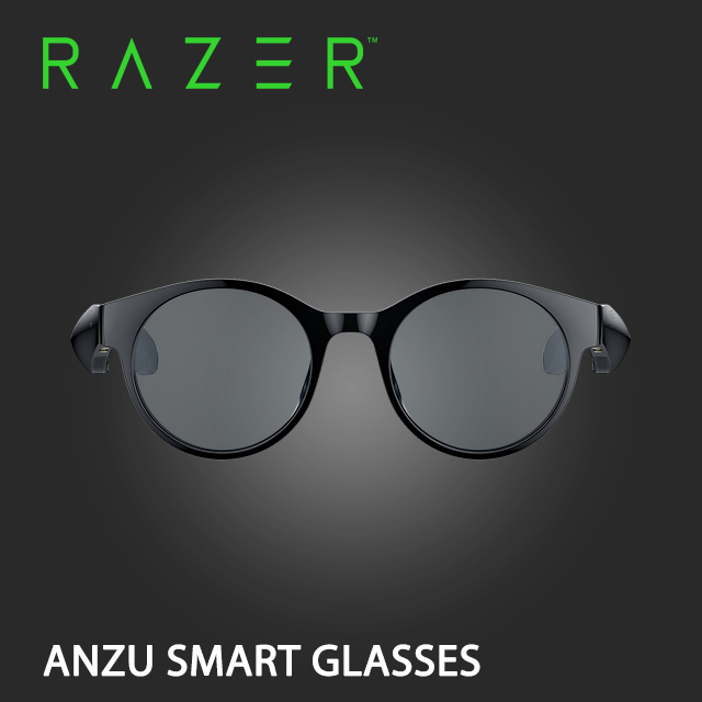 RAZER 雷蛇 RAZER ANZU SMART GLASSES 藍牙音訊 抗藍光太陽智慧眼鏡 [圓框SM /L