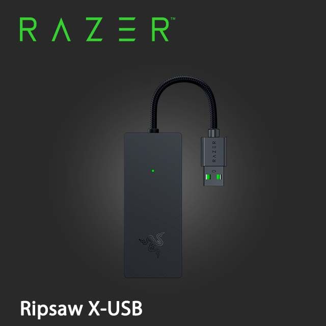 RAZER 雷蛇 Ripsaw X-USB 遊戲視頻擷取盒 電競直播