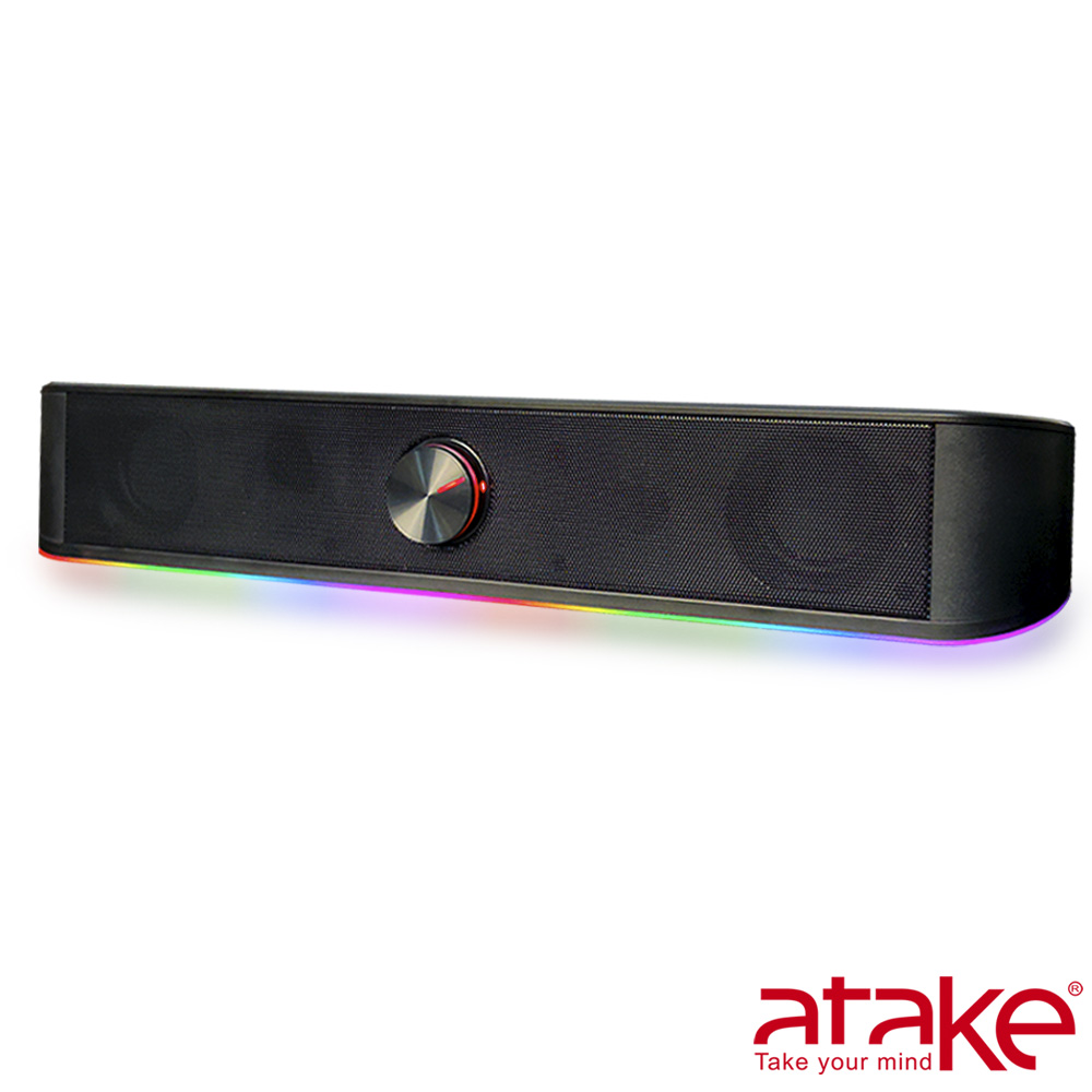 atake S20 多媒體立體聲霸喇叭 (RGB喇叭 電腦喇叭 燈效喇叭 長型喇叭)