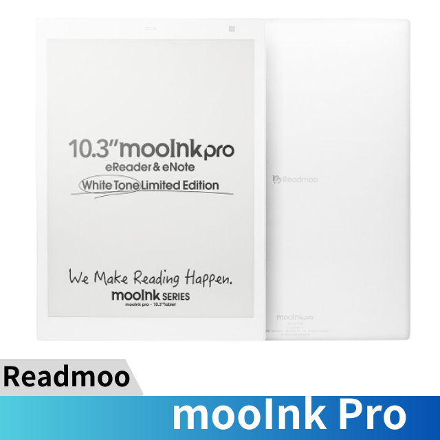 Readmoo 讀墨 mooInk Pro 10.3吋電子紙平板-白(簡配)