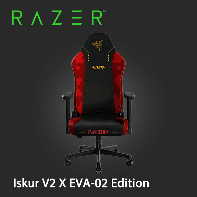 RAZER 雷蛇 EVA-02 Iskur V2 X電競椅+ Kraken V4 耳機組合