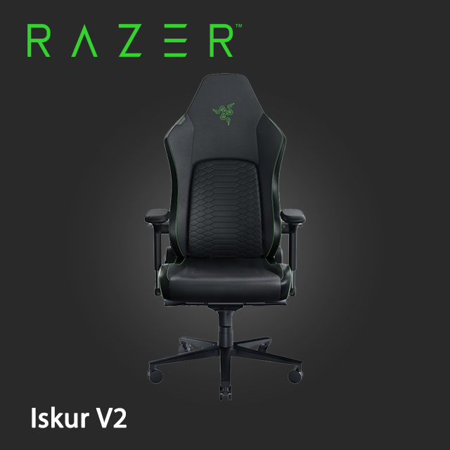 雷蛇Razer Iskur V2 電競椅-黑 (需自行組裝) RZ38-04900200-R3U1