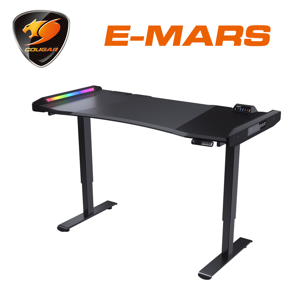 【COUGAR 美洲獅】加價購 E-MARS 電動電競桌 電腦桌(1/2)