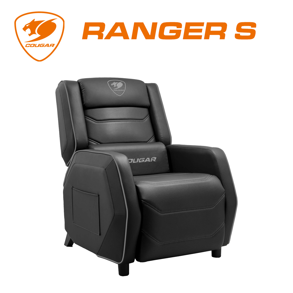 【COUGAR 美洲獅】RANGER S 專業級電競沙發 黑色
