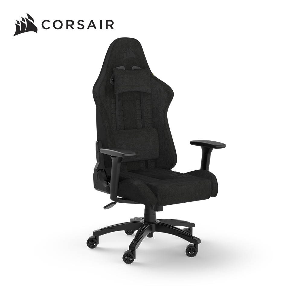 CORSAIR TC100 RELAXED電競椅-布質款-黑(含安裝)