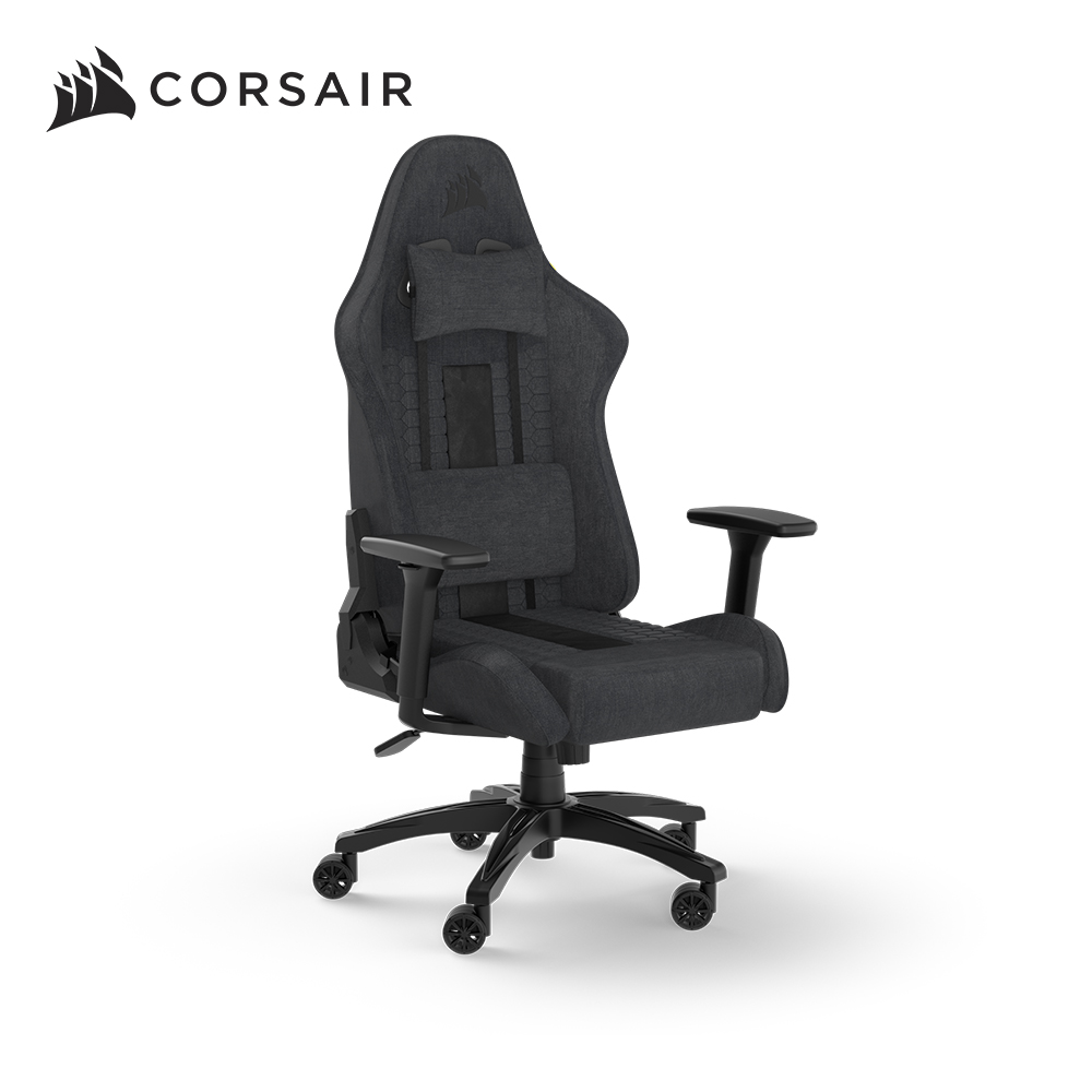 CORSAIR TC100 RELAXED電競椅-布質款-灰(含安裝)