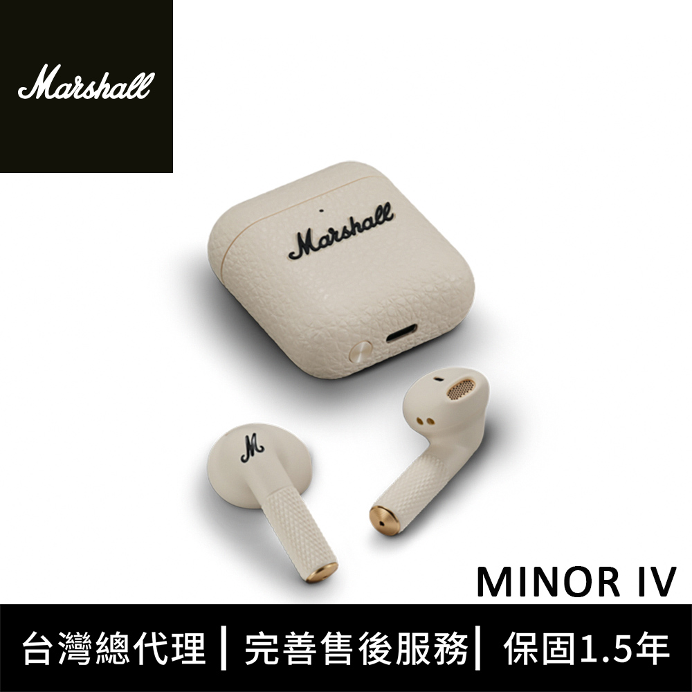 Marshall Minor IV 真無線藍牙耳機 - 奶油白