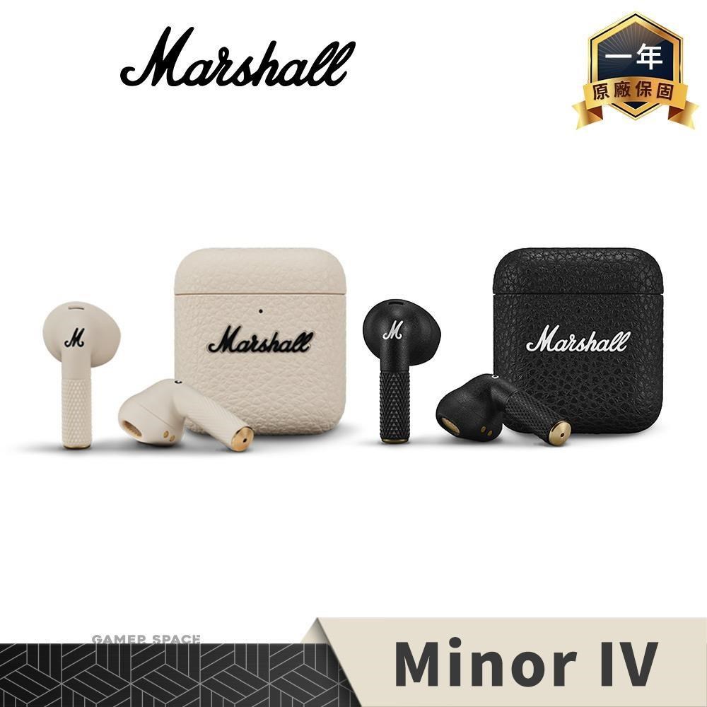 Marshall Minor IV 真無線藍牙耳機 長效續航 IPX4防水 多點連接