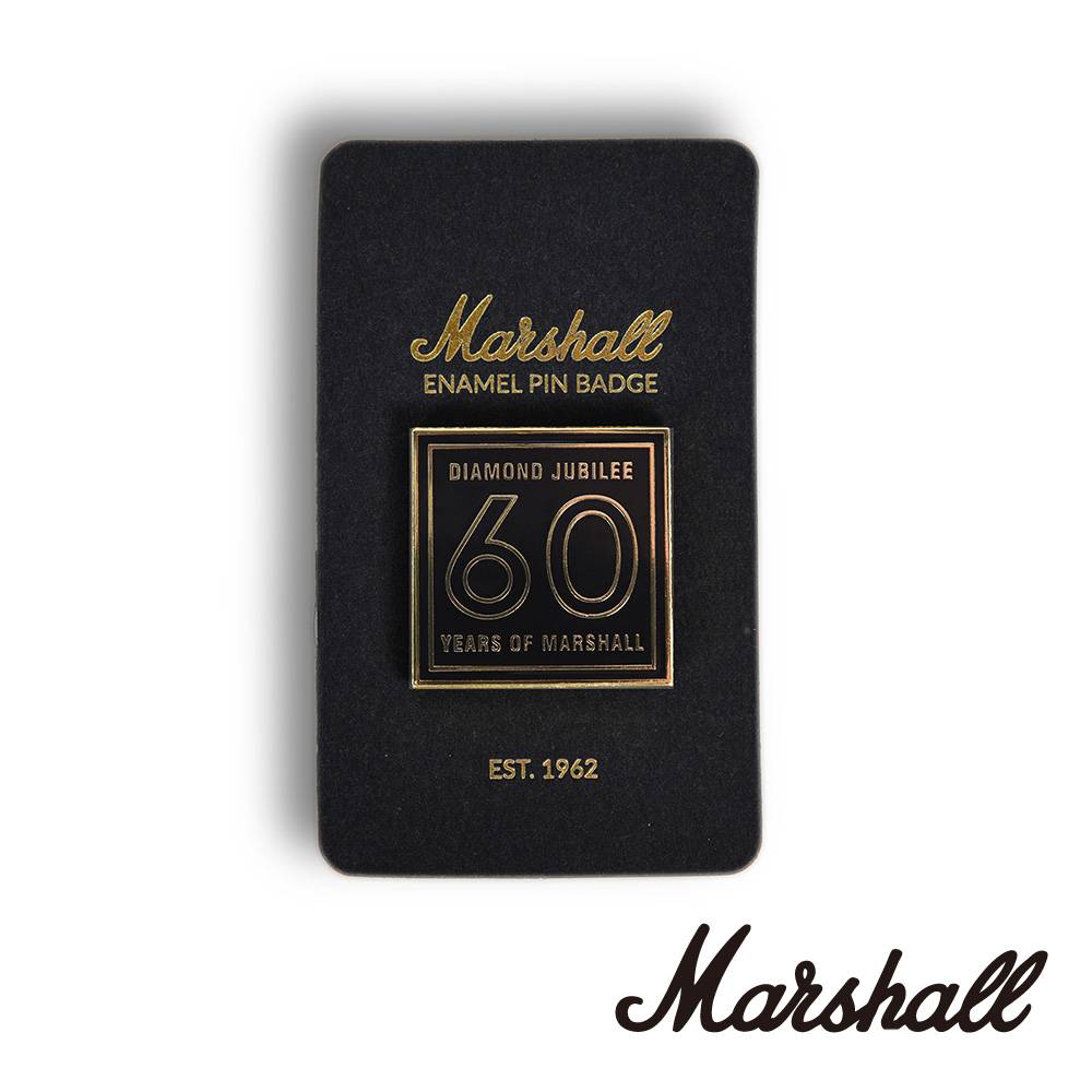 Marshall 60Th Anniversary Enamel Pin 琺瑯別針